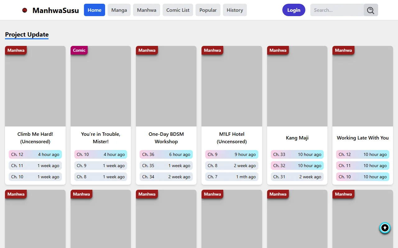 Screenshot: Manhwasusu Screenshot of Manhwasusu